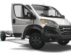 RAM Promaster Chassis Truck SCab 4300WB HQInterior 2023 Model 3D