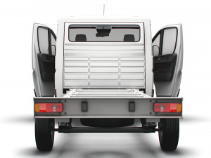 RAM Promaster Chassis Truck SCab 4300WB HQInterior 2023 Modelo 3D