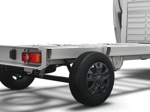 RAM Promaster Chassis Truck SCab 4300WB HQInterior 2023 Modelo 3D