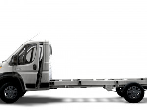 RAM Promaster Chassis Truck SCab 4300WB HQInterior 2023 Modelo 3D