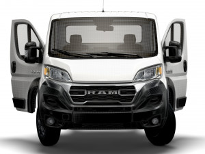 RAM Promaster Chassis Truck SCab 4300WB HQInterior 2023 Modelo 3D