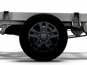 RAM Promaster Chassis Truck SCab 4300WB HQInterior 2023 Modelo 3D