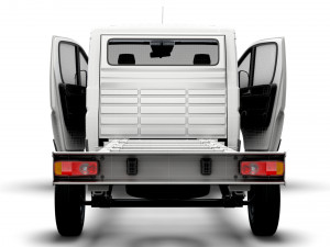 RAM Promaster Chassis Truck SCab 4300WB HQInterior 2023 Modelo 3D