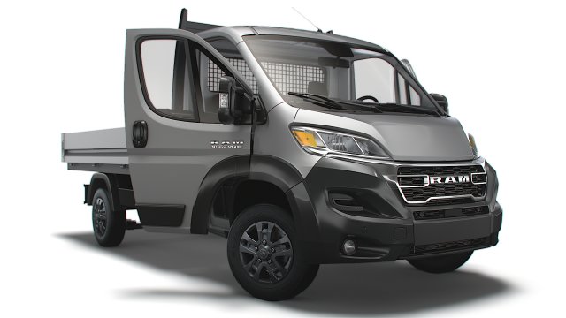 RAM Promaster SingleCab Tipper HQInterior 2023 3D 模型 .c4d .max .obj .3ds .fbx .stl .blend 
