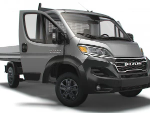 RAM Promaster SingleCab Tipper HQInterior 2023 Model 3D