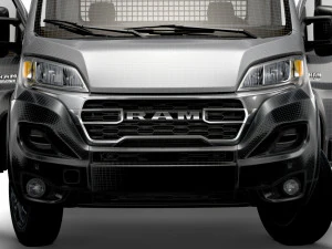 RAM Promaster SingleCab Tipper HQInterior 2023 3D Model