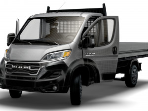 RAM Promaster SingleCab Tipper HQInterior 2023 3D 模型