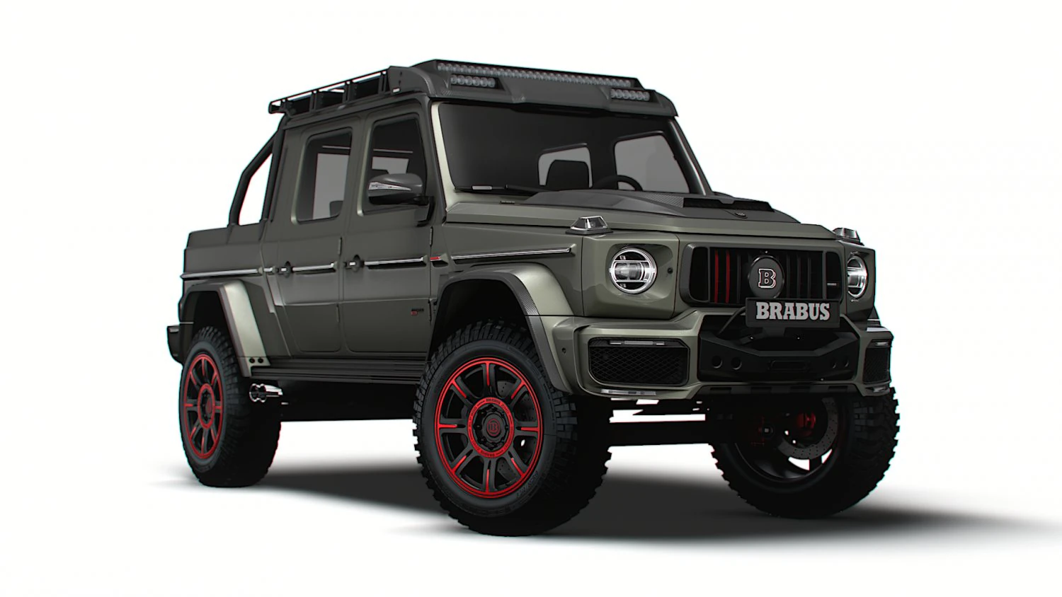 Brabus 900 XLP One of Ten 2023 3D Model .c4d .max .obj .3ds .fbx .stl .blend 