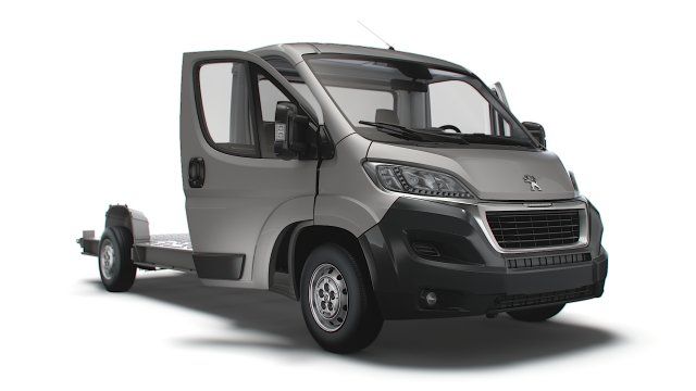 Peugeot Boxer 3540 L4 PlatformCab HQInterior 2023 Modelo 3D .c4d .max .obj .3ds .fbx .stl .blend