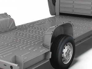 Peugeot Boxer 3540 L4 PlatformCab HQInterior 2023 Modelo 3D