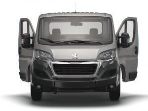 Peugeot Boxer 3540 L4 PlatformCab HQInterior 2023 Modelo 3D