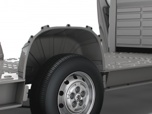 Peugeot Boxer 3540 L4 PlatformCab HQInterior 2023 Modelo 3D