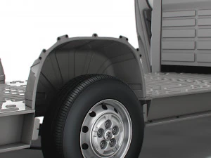 Peugeot Boxer 3540 L4 PlatformCab HQInterieur 2023 3D Modell