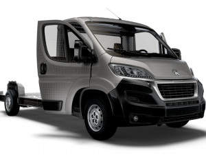 Peugeot Boxer 3540 L4 PlatformCab HQInterior 2023 Modelo 3D