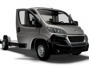 Peugeot Boxer 3540 L4 PlatformCab HQInterieur 2023 3D Modell