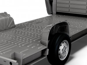 Peugeot Boxer 3540 L4 PlatformCab HQInterior 2023 Modelo 3D