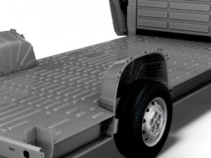 Peugeot Boxer 3540 L4 PlatformCab HQInterieur 2023 3D Modell