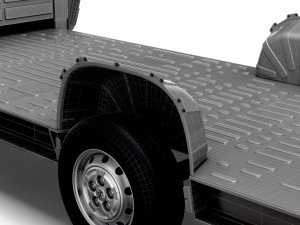 Peugeot Boxer 3540 L4 PlatformCab HQInterior 2023 Modelo 3D