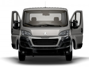Peugeot Boxer 3540 L4 PlatformCab HQInterior 2023 Modelo 3D