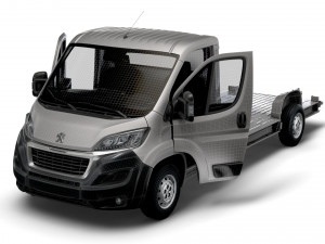 Peugeot Boxer 3540 L4 PlatformCab HQInterior 2023 Modelo 3D