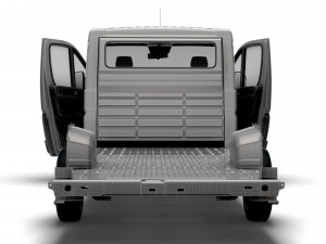 Peugeot Boxer 3540 L4 PlatformCab HQInterior 2023 Modelo 3D