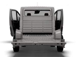 Peugeot Boxer 3540 L4 PlatformCab HQInterieur 2023 3D Modell