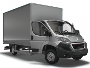 Peugeot Boxer Box HQInterior 4300WB 2023 3D Model