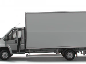 Peugeot Boxer Box HQInterior 4300WB 2023 3D Model