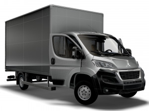 Peugeot Boxer Box HQInterior 4300WB 2023 Modelo 3D