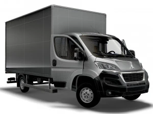 Peugeot Boxer Box HQInterior 4300WB 2023 3D Model
