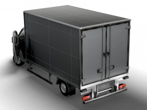 Peugeot Boxer Box HQInterior 4300WB 2023 3D Model
