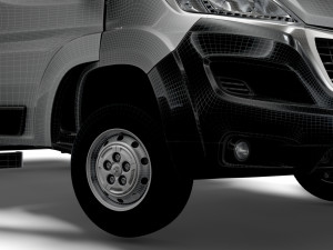 Peugeot Boxer Box HQInterior 4300WB 2023 Modelo 3D