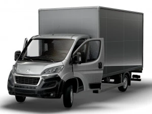 Peugeot Boxer Box HQInterior 4300WB 2023 3D Model