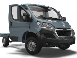 Peugeot Boxer Chassis HQInterieur SCab 3000WB 2023 3D Modell