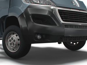 Peugeot Boxer Chassis HQInterior SCab 3000WB 2023 3D Модель