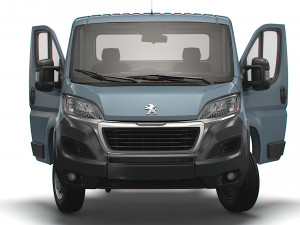 Peugeot Boxer Chassis HQInterior SCab 3000WB 2023 3D Модель