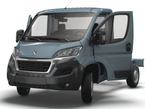Peugeot Boxer Şasi HQInterior SCab 3000WB 2023 3D Model
