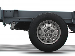 Peugeot Boxer Chassis HQInterior SCab 3000WB 2023 3D Модель