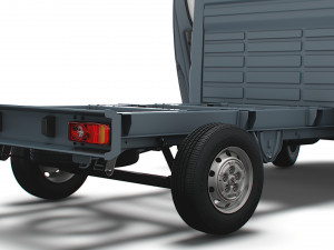 Peugeot Boxer Chassis HQInterior SCab 3000WB 2023 3D Модель