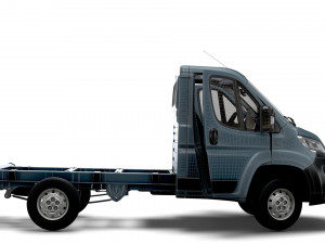 Peugeot Boxer Chassis HQInterior SCab 3000WB 2023 3D Модель