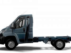 Peugeot Boxer Chassis HQInterior SCab 3000WB 2023 3D Модель