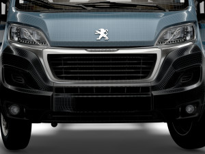Peugeot Boxer Chassis HQInterior SCab 3000WB 2023 3D Модель