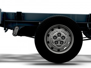Peugeot Boxer Chassis HQInterior SCab 3000WB 2023 3D Модель
