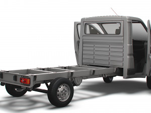 Peugeot Boxer Chassis HQInterior SCab 3800WB 2023 3D Model