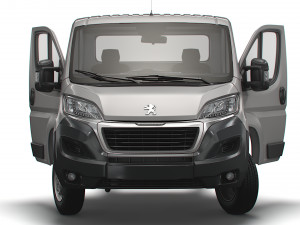 Peugeot Boxer Chassis HQInterior SCab 3800WB 2023 3D Model