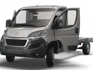 Peugeot Boxer Chassis HQInterior SCab 3800WB 2023 3D Model