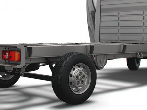 Peugeot Boxer Chassis HQInterior SCab 3800WB 2023 3D Model