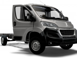 Peugeot Boxer Chassis HQInterior SCab 3800WB 2023 3D Model