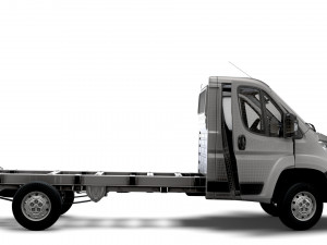 Peugeot Boxer Chassis HQInterior SCab 3800WB 2023 3D Model