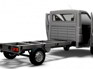 Peugeot Boxer Chassis HQInterior SCab 3800WB 2023 3D Model